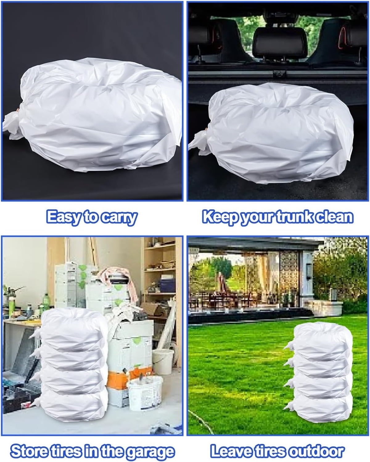 4Pcs Extra-Large Tyre Covers,Tutuviw Tyre Storage — view 7