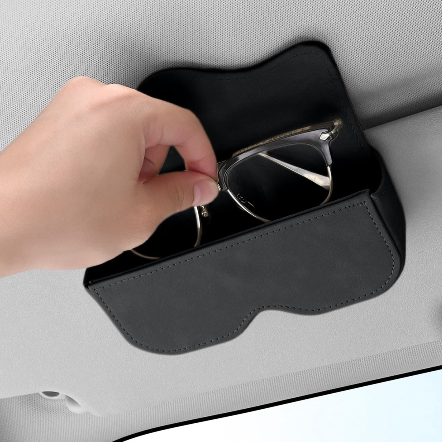 Sunglasses Holder for Car Sun Visor, — view 2