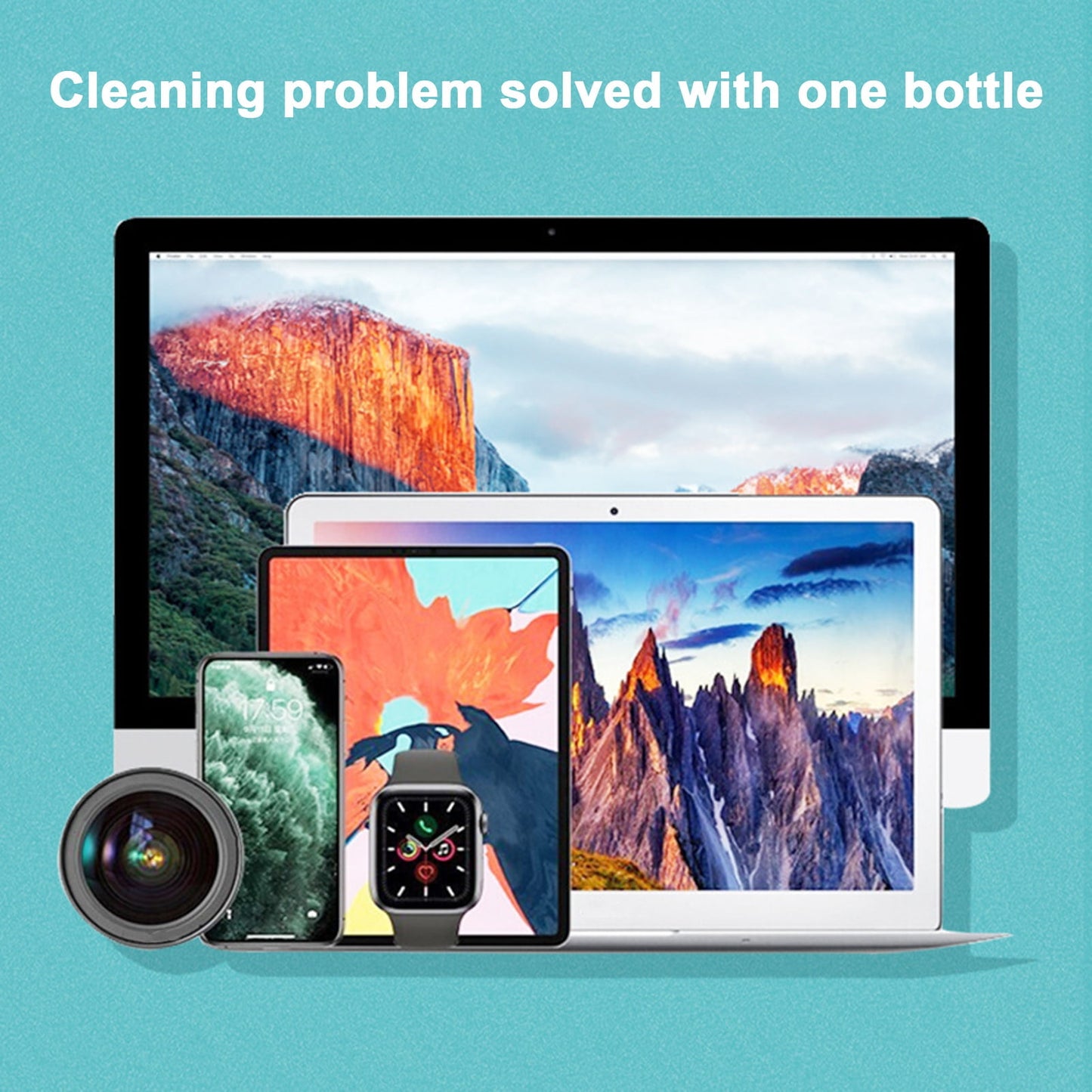Screen Cleaner Spray Wipe, 3-in-1 Spray — view 6