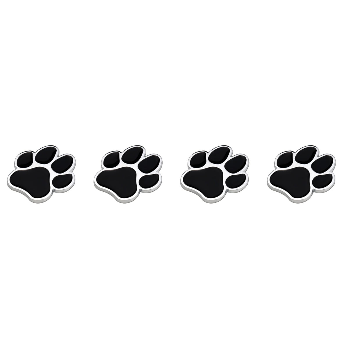 4pcs Decorative Car Sticker Metal Dog — view 2