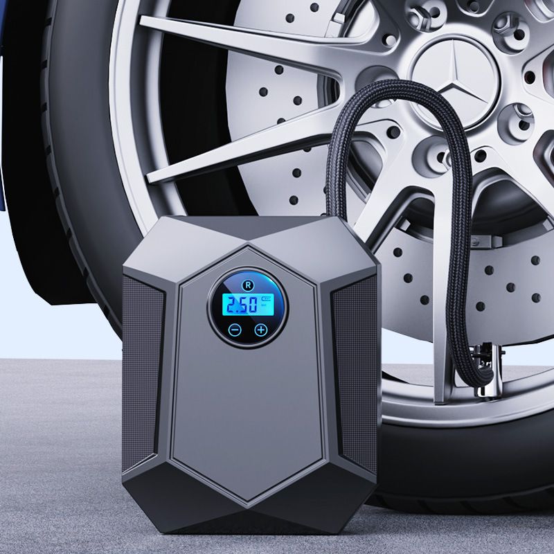 12V digital portable tyre inflator — view 3