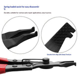 Angle tip lock ring pliers — view 3