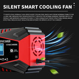 12V 24V smart car battery charger — view 3