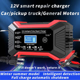 12V 24V smart car battery charger — view 4