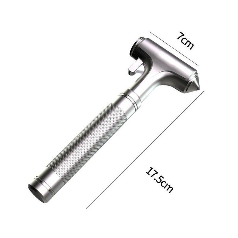 Metal car safety hammer window breaker — view 3