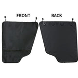 2-pack dog car door protector black — view 4