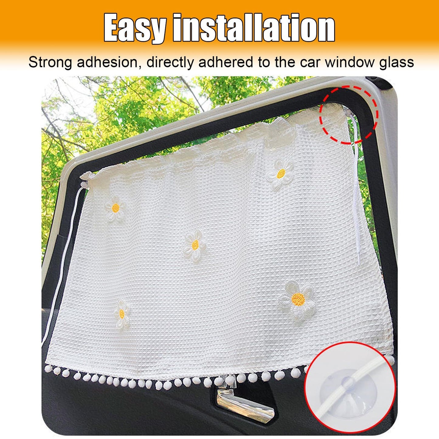 2-pack blackout car side window sun shade — view 5