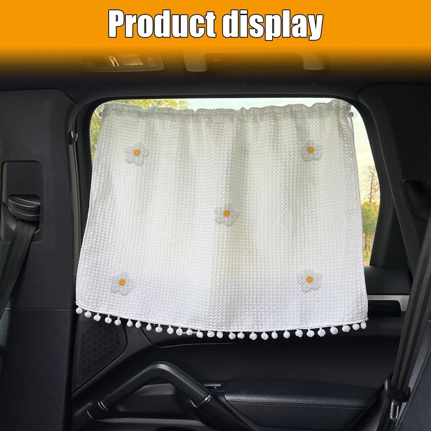 2-pack blackout car side window sun shade — view 6