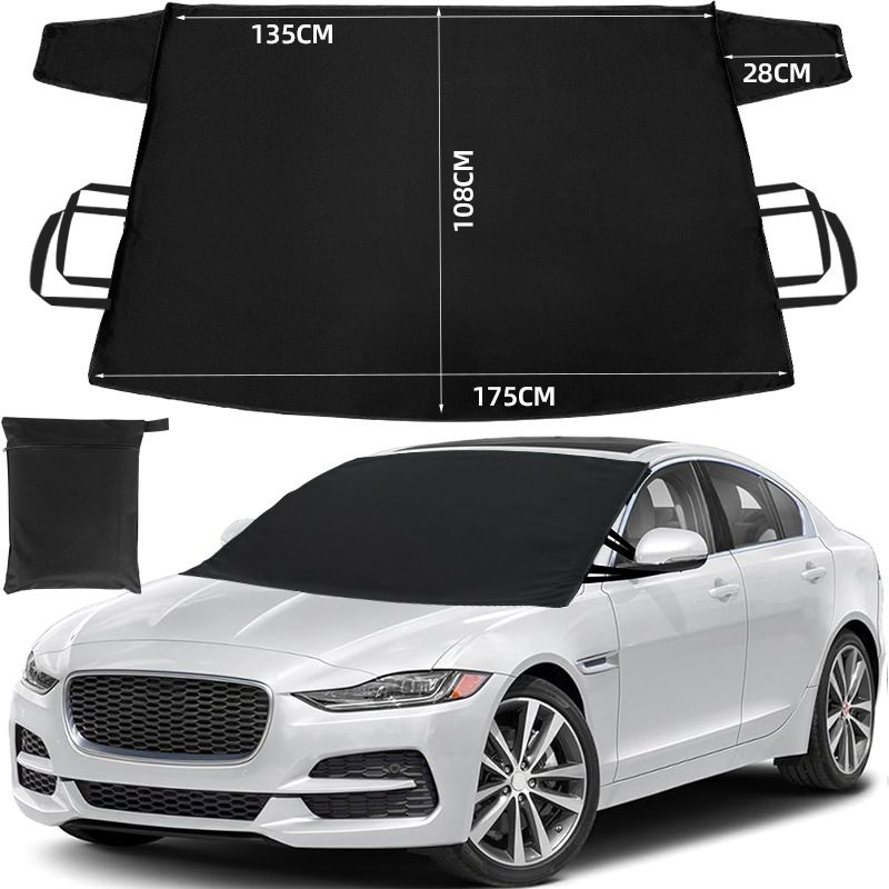 Universal car windscreen snow cover 69x42 inch — view 3