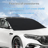 Universal car windscreen snow cover 69x42 inch — view 5