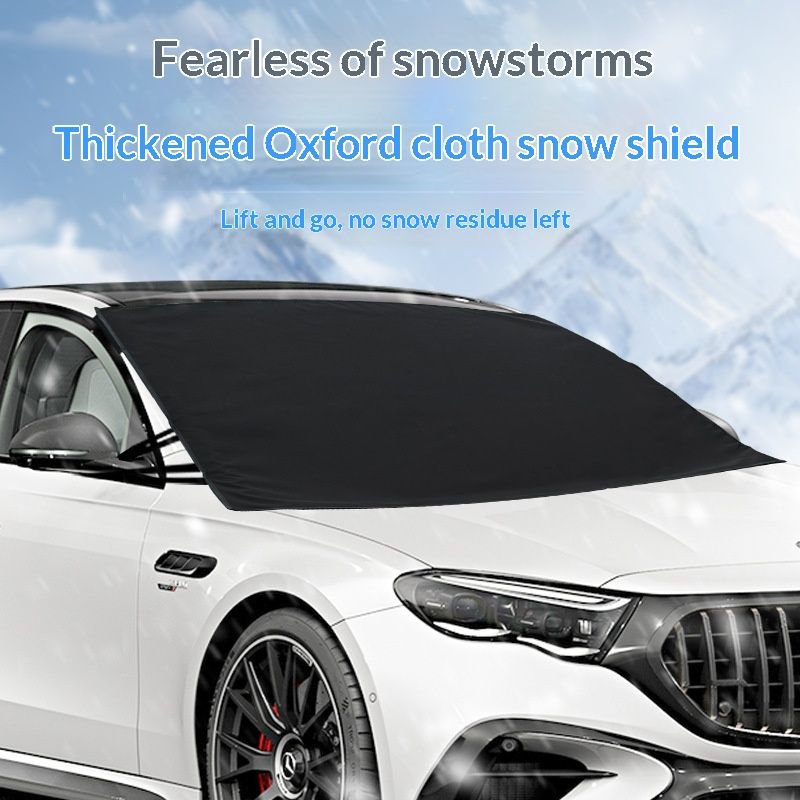 Universal car windscreen snow cover 69x42 inch — view 5