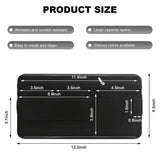 Leather car sun visor organiser black — view 6
