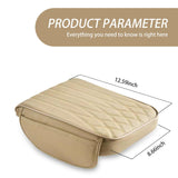 Leather car centre console armrest cover beige — view 6