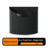 Leak-proof mini car rubbish bin black — view 3