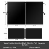 5-piece car window sun shades — view 2