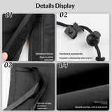 5-piece car window sun shades — view 6