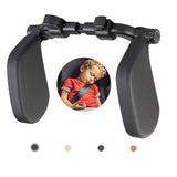U-shaped car headrest neck pillow black — view 5