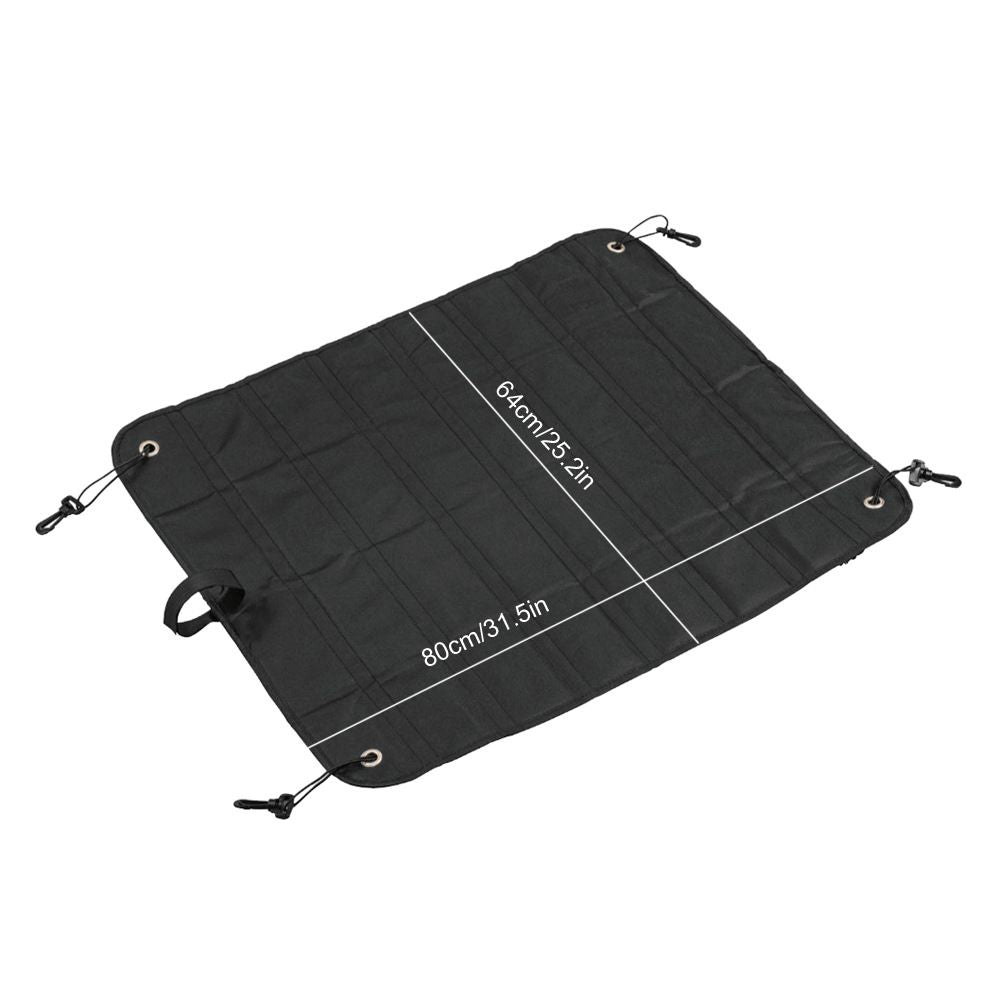 Foldable car boot bumper guard mat 80x64cm — view 6