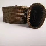 Titanium wire heat shield sleeve 1 inch x 10ft — view 4