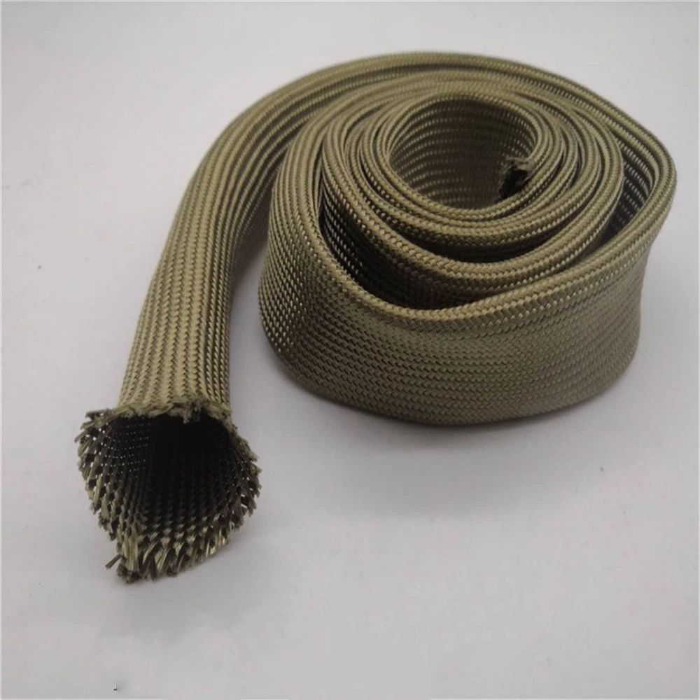 Titanium wire heat shield sleeve 1 inch x 10ft — view 6
