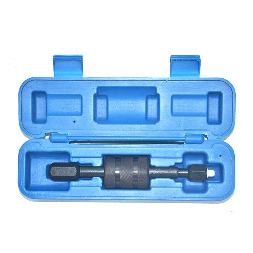 Diesel injector puller tool with slide hammer — view 2