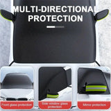 Large magnetic car windscreen snow cover — view 4