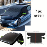 Large magnetic car windscreen snow cover — view 6
