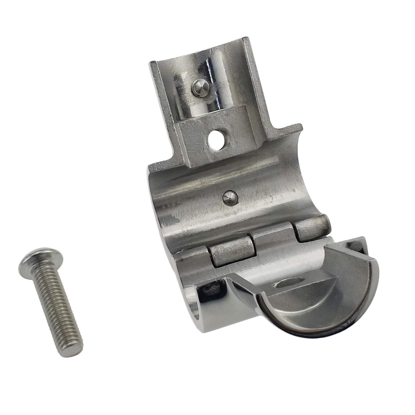 316 stainless steel boat handrail T-fitting — view 4