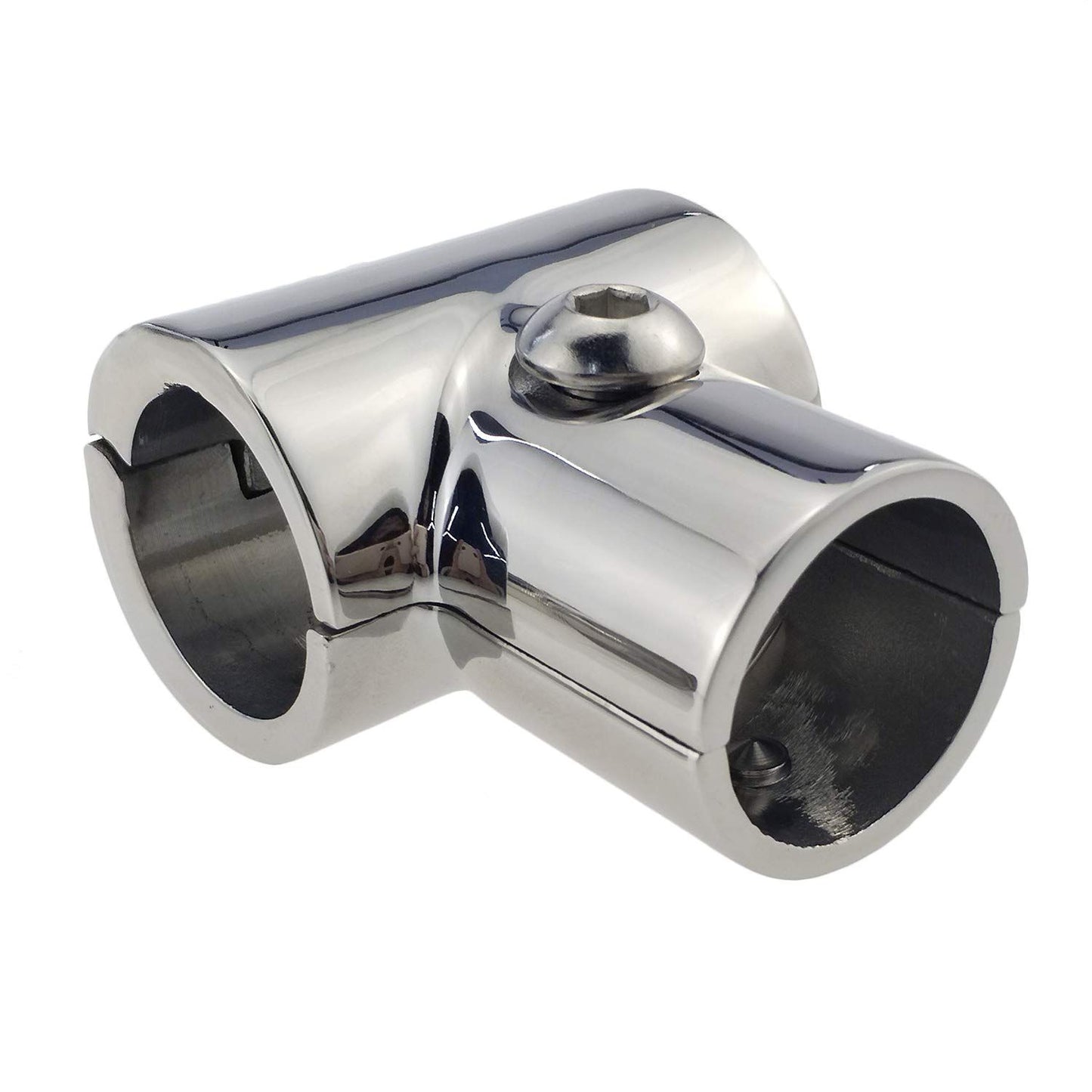 316 stainless steel boat handrail T-fitting — view 6