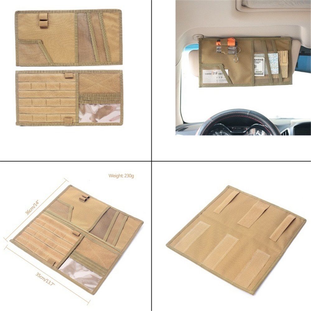 Universal car sun visor organiser — view 3
