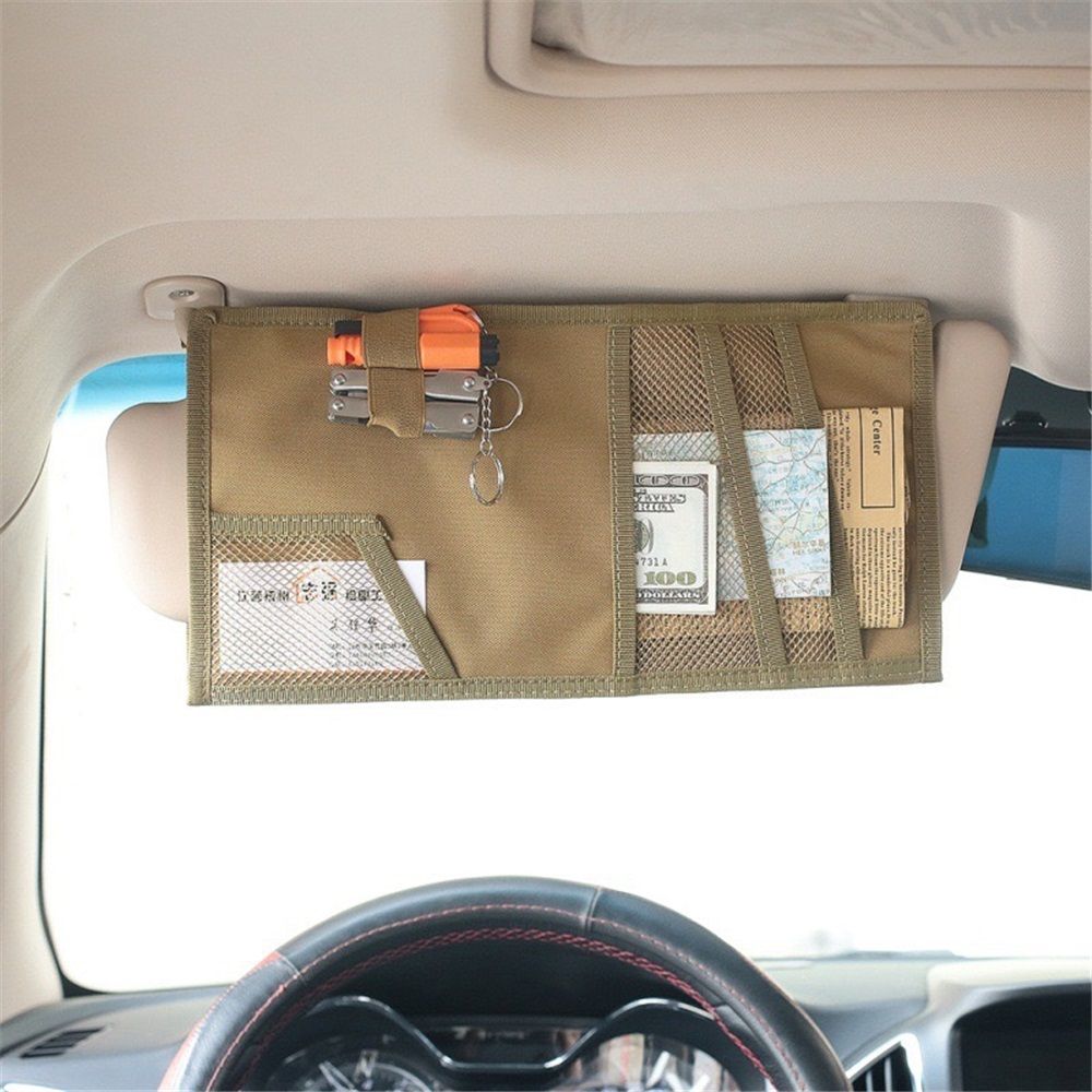 Universal car sun visor organiser — view 4