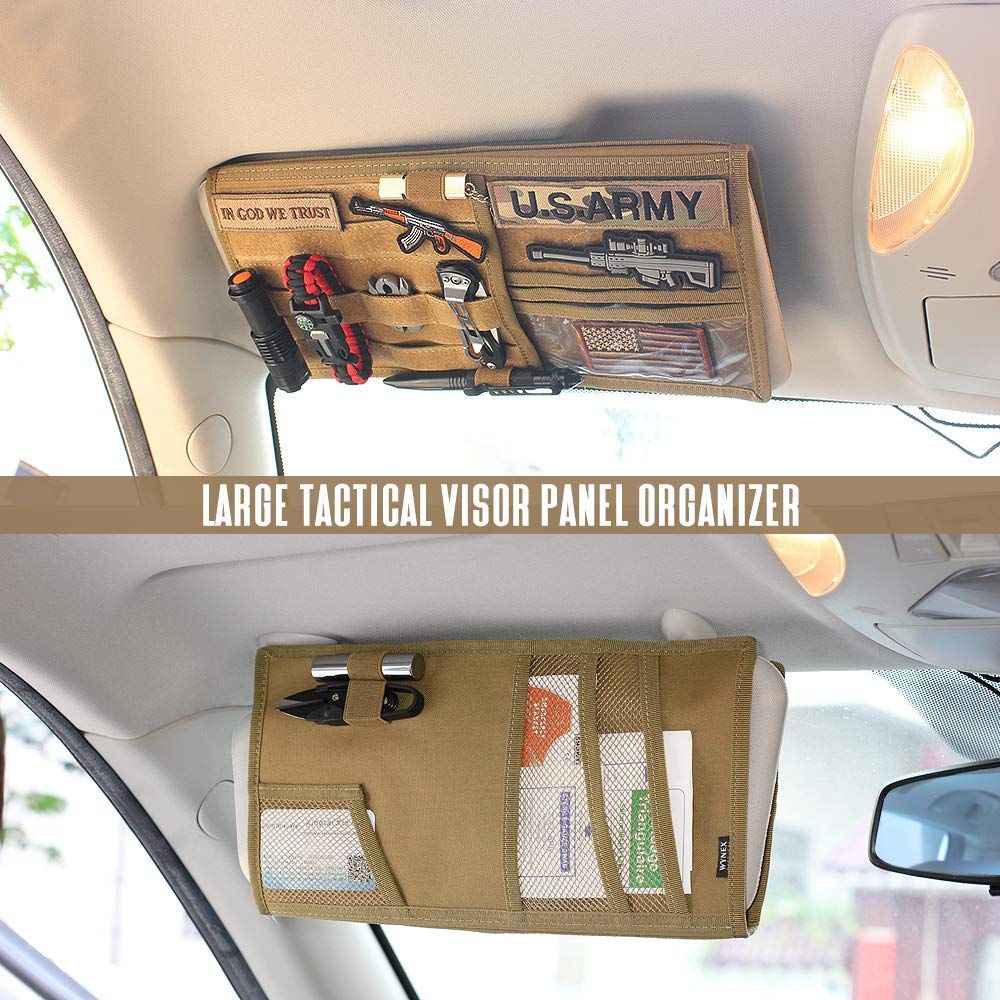 Universal car sun visor organiser — view 5