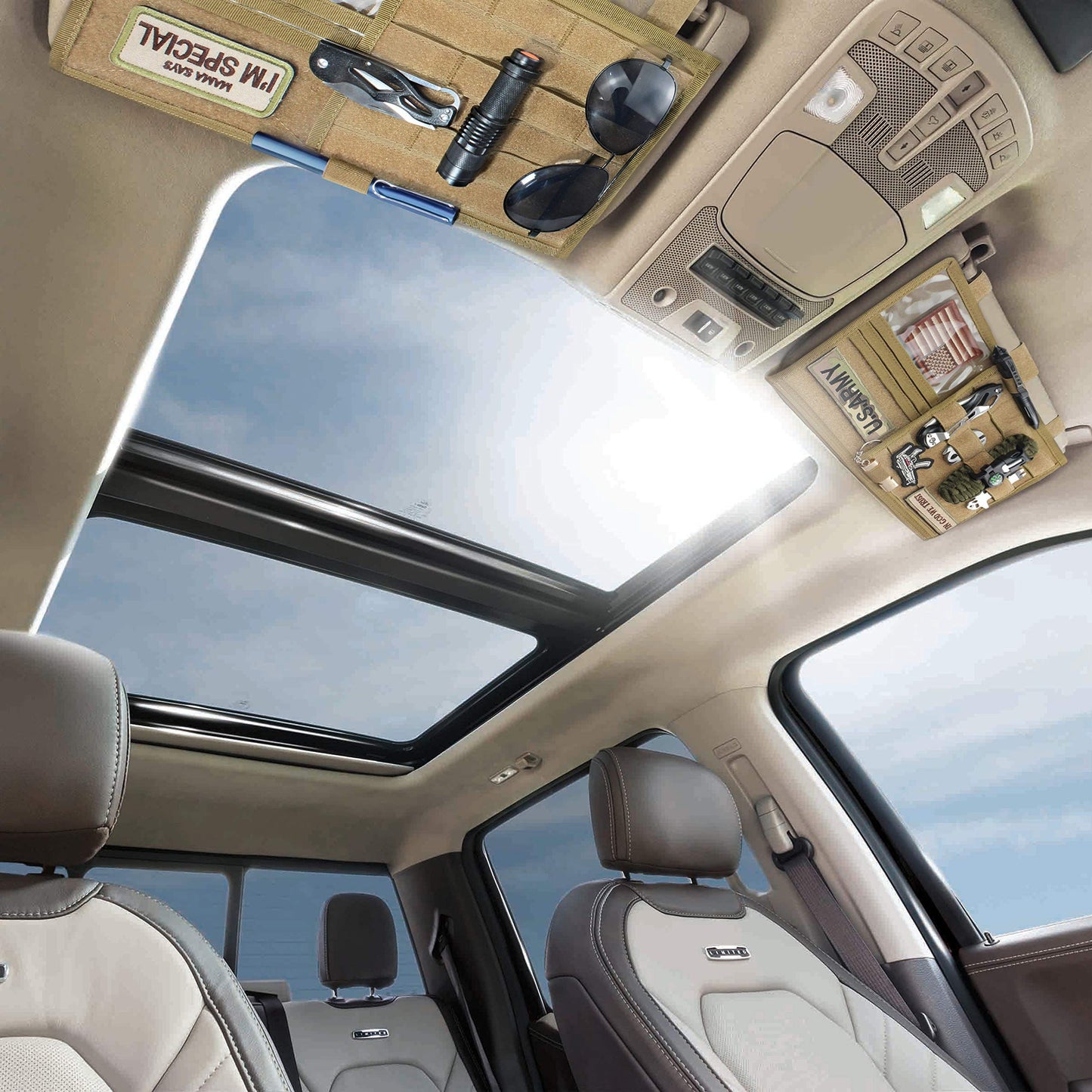 Universal car sun visor organiser — view 6