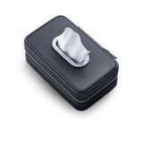 PU leather car tissue box holder black — view 2