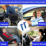 2-pack 4-in-1 car support handle blue — view 5