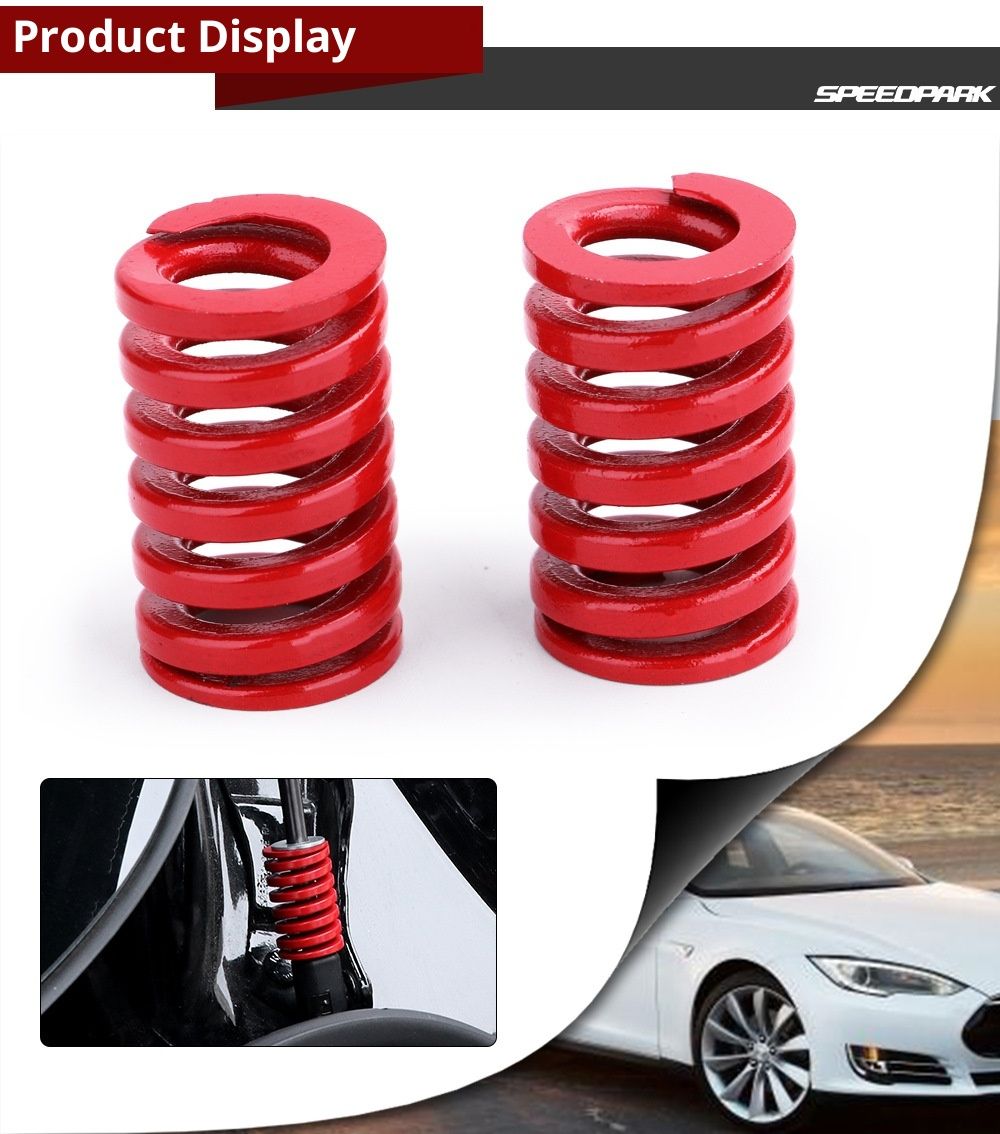 6-pack boot strut support spring kit red — view 6