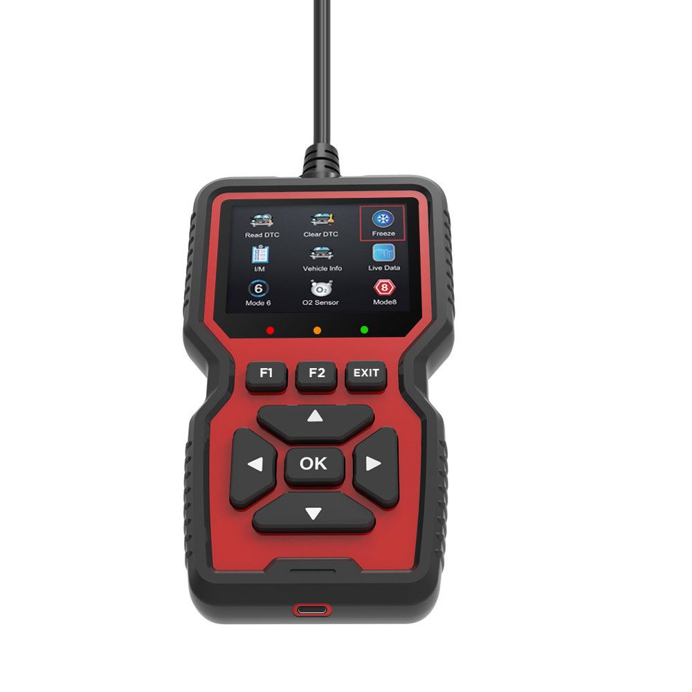 OBD2 scanner with reset and I/M readiness — view 3