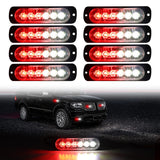 8-pack LED emergency strobe warning lights — view 2
