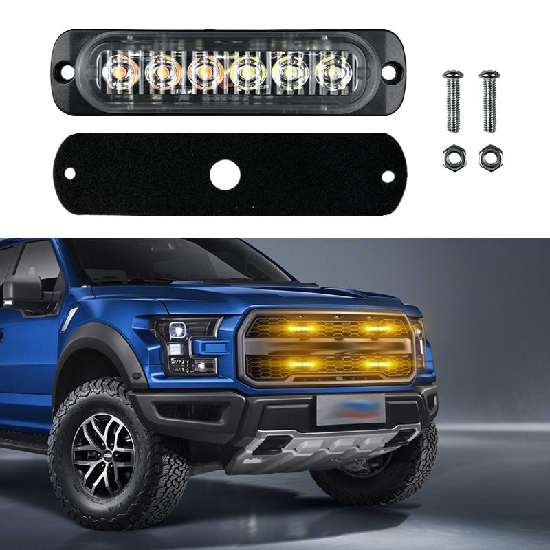 8-pack LED emergency strobe warning lights — view 3