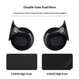 2-pack 12V dual-tone electric air horn — view 3