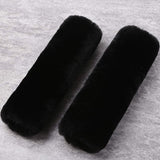 2-pack car seat belt shoulder pad black — view 3