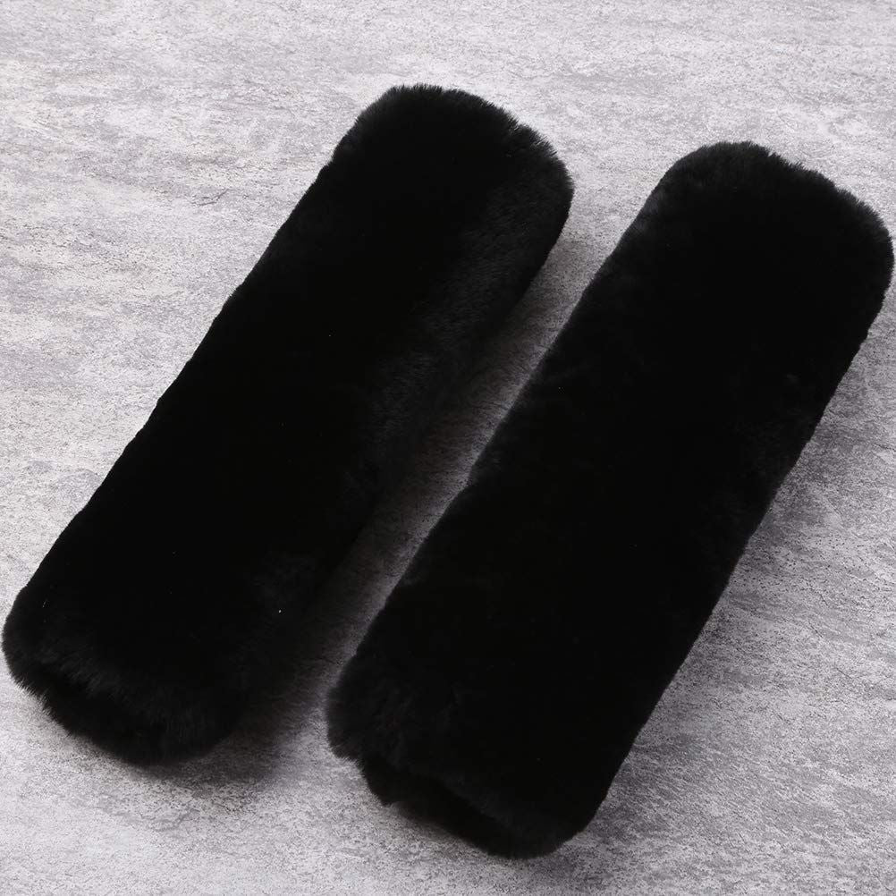 2-pack car seat belt shoulder pad black — view 3