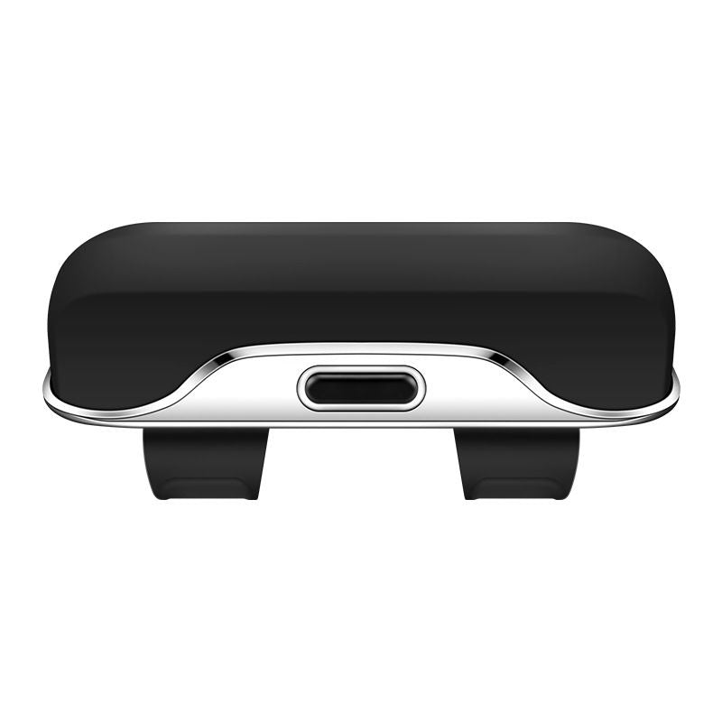 Car sun visor sunglasses holder black — view 2