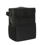 Car rubbish bin with lid for SUV black — view 2