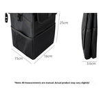 Car rubbish bin with lid for SUV black — view 6