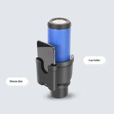 2-in-1 car cup holder expander black — view 4