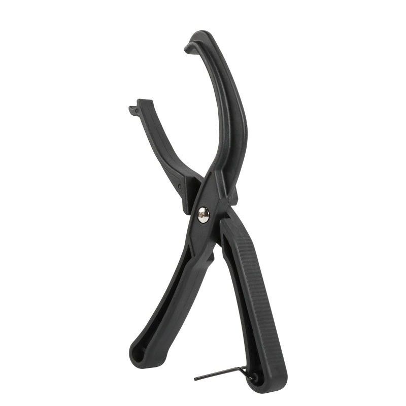 Tyre bead jack removal clamp — view 2