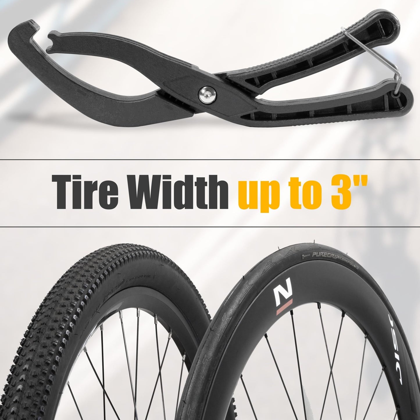 Tyre bead jack removal clamp — view 4