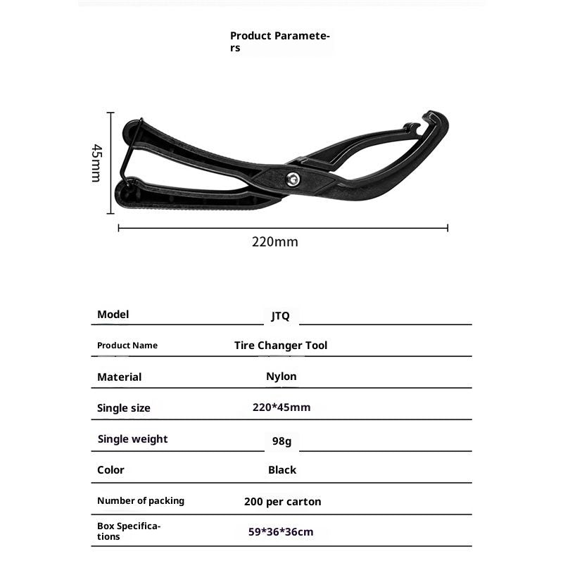 Tyre bead jack removal clamp — view 6