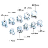 50-pack stainless steel fuel line clamps — view 2